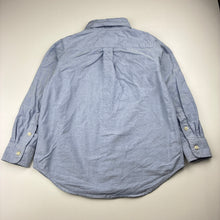 Load image into Gallery viewer, Boys Ralph Lauren, blue cotton long sleeve shirt, pony, EUC, size 5,  