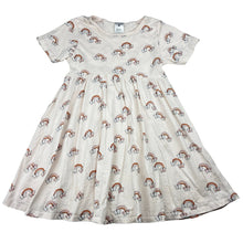 Load image into Gallery viewer, Girls Target, cotton casual dress, butterflies, EUC, size 3, L: 50cm