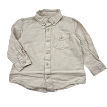 Load image into Gallery viewer, Boys Target, linen / cotton long sleeve shirt, EUC, size 2,  