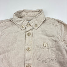 Load image into Gallery viewer, Boys Target, linen / cotton long sleeve shirt, EUC, size 2,  