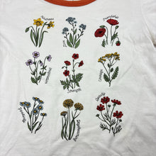 Load image into Gallery viewer, Girls Mango, cotton tee / top, flowers, GUC, size 10,  