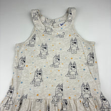 Load image into Gallery viewer, Girls BLUEY, cotton casual dress, GUC, size 4, L: 55cm