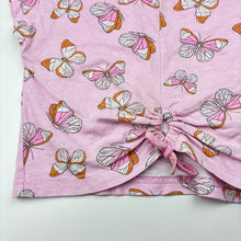Load image into Gallery viewer, Girls Milkshake, pink cotton top, butterflies, FUC, size 3,  