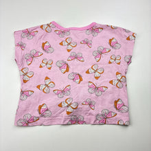 Load image into Gallery viewer, Girls Milkshake, pink cotton top, butterflies, FUC, size 3,  
