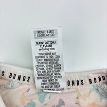 Load image into Gallery viewer, Girls Bonds, floral zip wondersuit / zippy / romper, FUC, size 00,  