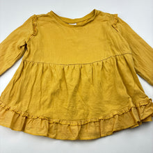 Load image into Gallery viewer, Girls Target, yellow cotton long sleeve top, GUC, size 3,  