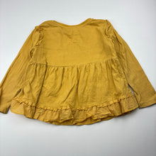 Load image into Gallery viewer, Girls Target, yellow cotton long sleeve top, GUC, size 3,  