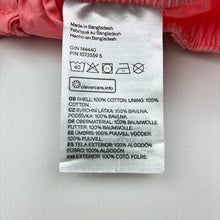 Load image into Gallery viewer, Unisex H&amp;M, lightweight coral cotton shorts, elasticated, EUC, size 8,  