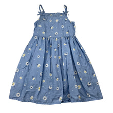 Load image into Gallery viewer, Girls George, lightweight floral cotton summer dress, FUC, size 4-5, L: 59cm