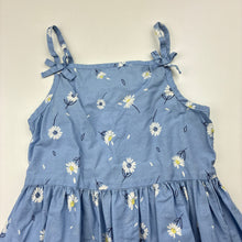 Load image into Gallery viewer, Girls George, lightweight floral cotton summer dress, FUC, size 4-5, L: 59cm