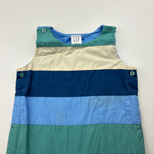 Load image into Gallery viewer, Unisex GAP, striped cotton overalls, FUC, size 0,  