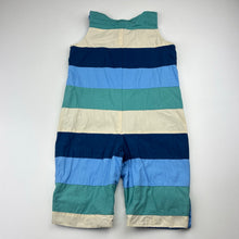 Load image into Gallery viewer, Unisex GAP, striped cotton overalls, FUC, size 0,  