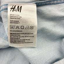 Load image into Gallery viewer, Boys H&amp;M, chambray cotton long sleeve shirt, FUC, size 2,  