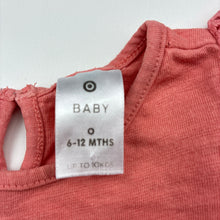 Load image into Gallery viewer, Girls Target, coral cotton long sleeve top, FUC, size 0,  