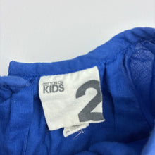 Load image into Gallery viewer, Girls Cotton On, lined lightweight cotton dress, GUC, size 2, L: 45cm
