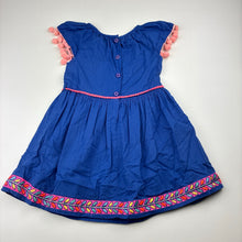 Load image into Gallery viewer, Girls Cotton On, lined lightweight cotton dress, GUC, size 2, L: 45cm