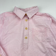 Load image into Gallery viewer, Girls Big by Fiona Scanlan, lightweight cotton shirt dress, FUC, size 4, L: 51cm at front