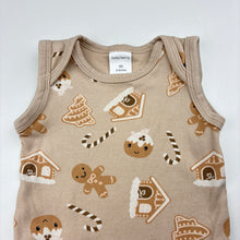 Load image into Gallery viewer, Unisex Baby Berry, cotton Christmas bodysuit / romper, GUC, size 00,  