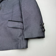 Load image into Gallery viewer, Boys Mini World, grey/metallic silver formal / suit jacket, EUC, size 5,  