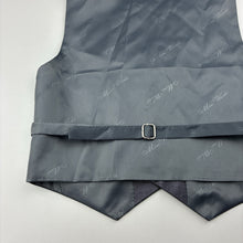Load image into Gallery viewer, Boys Mini World, grey/metallic silver formal / suit vest / waistcoat, EUC, size 5,  