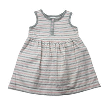 Load image into Gallery viewer, Girls Target, stretchy striped casual dress, GUC, size 0, L: 36cm