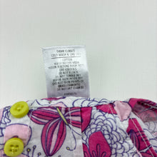 Load image into Gallery viewer, Girls Target, lightweight floral cotton summer dress, GUC, size 0, L: 34cm