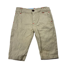 Load image into Gallery viewer, Boys purebaby, lightweight organic cotton pants, adjustable, FUC, size 00,  