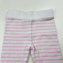 Load image into Gallery viewer, Girls Sprout, striped cotton leggings / bottoms, EUC, size 000,  