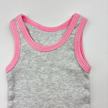 Load image into Gallery viewer, Girls Kids &amp; Co, grey marle cotton singlet top, FUC, size 000,  