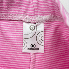 Load image into Gallery viewer, Girls Target, striped cotton leggings / bottoms, FUC, size 00,  