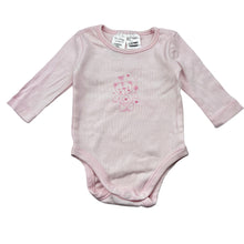 Load image into Gallery viewer, Girls Tiny Little Wonders, pink cotton bodysuit / romper, GUC, size 000,  