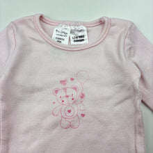 Load image into Gallery viewer, Girls Tiny Little Wonders, pink cotton bodysuit / romper, GUC, size 000,  