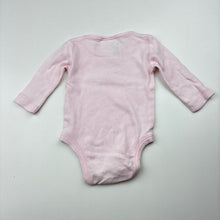 Load image into Gallery viewer, Girls Tiny Little Wonders, pink cotton bodysuit / romper, GUC, size 000,  