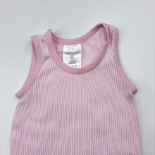 Load image into Gallery viewer, Girls Target, pink ribbed cotton singlet top, FUC, size 0000,  