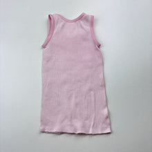 Load image into Gallery viewer, Girls Target, pink ribbed cotton singlet top, FUC, size 0000,  