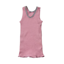 Load image into Gallery viewer, Girls Bonds, pink ribbed cotton singlet top, GUC, size 000,  