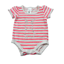 Load image into Gallery viewer, Girls Tiny Little Wonders, cotton bodysuit / romper, rabbit, EUC, size 0000,  