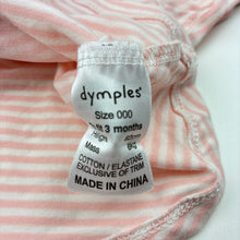 Load image into Gallery viewer, Girls Dymples, soft feel stretchy top, sequin heart, EUC, size 000,  