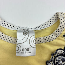 Load image into Gallery viewer, Girls Target, embroidered stretchy tee / top, GUC, size 000,  