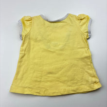 Load image into Gallery viewer, Girls Target, embroidered stretchy tee / top, GUC, size 000,  