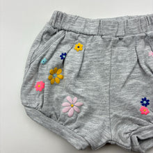 Load image into Gallery viewer, Girls Cotton On, grey cotton shorts, elasticated, GUC, size 0,  