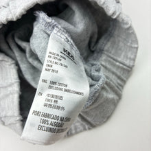 Load image into Gallery viewer, Girls Cotton On, grey cotton shorts, elasticated, GUC, size 0,  