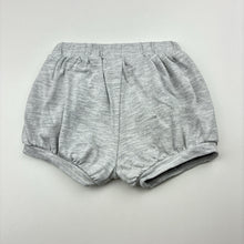 Load image into Gallery viewer, Girls Cotton On, grey cotton shorts, elasticated, GUC, size 0,  