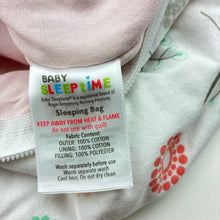 Load image into Gallery viewer, Girls BABY SLEEPTIME, wadded cotton sleeping bag, GUC, size 000-00,  