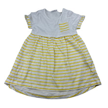 Load image into Gallery viewer, Girls Next, striped cotton casual dress, EUC, size 0, L: 43cm