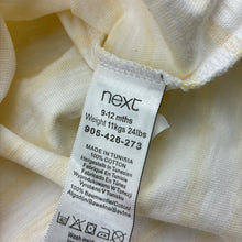 Load image into Gallery viewer, Girls Next, striped cotton casual dress, EUC, size 0, L: 43cm