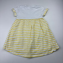 Load image into Gallery viewer, Girls Next, striped cotton casual dress, EUC, size 0, L: 43cm