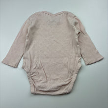 Load image into Gallery viewer, Girls Anko, pink pointelle cotton bodysuit / romper, GUC, size 00,  