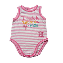 Load image into Gallery viewer, Girls MAMBO, stretchy singletsuit romper, FUC, size 00,  