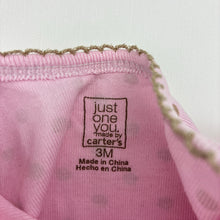 Load image into Gallery viewer, Girls Carters, cotton bodysuit / romper, FUC, size 3 months,  